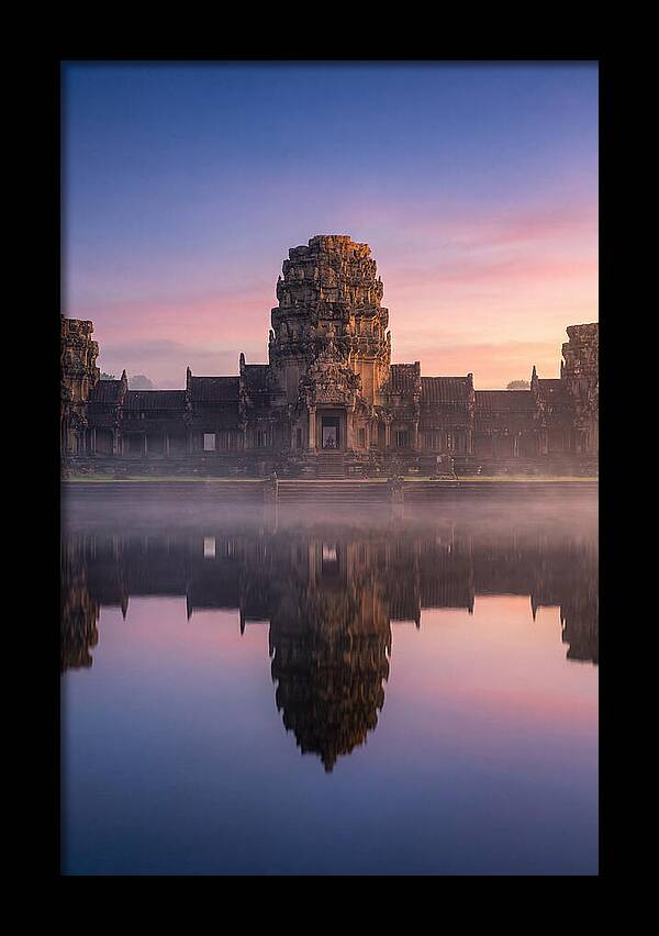 Angkor Wat Reflected At Dawn