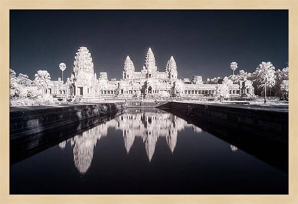 Angkor Wat Reflected At Dawn