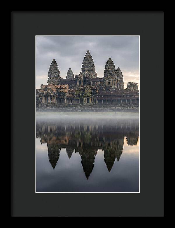 Angkor Wat Reflected At Sunrise