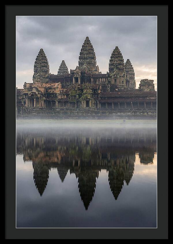 Angkor Wat Reflected At Sunrise
