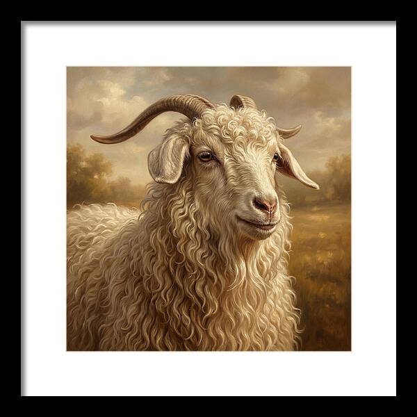 Angora Goat Portrait