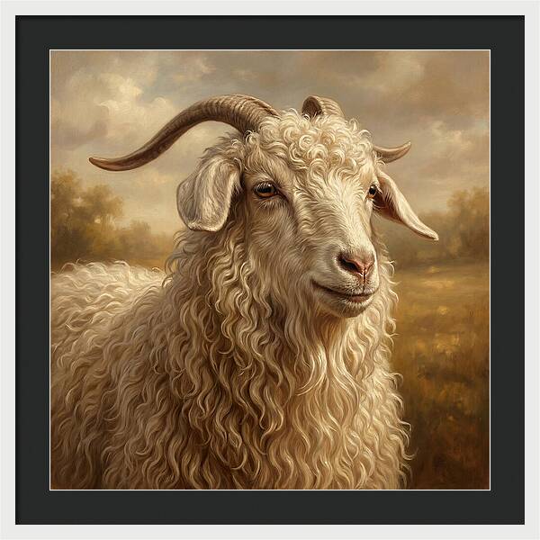 Angora Goat Portrait