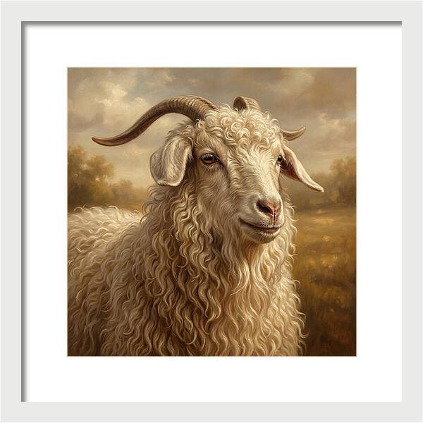 Angora Goat Portrait