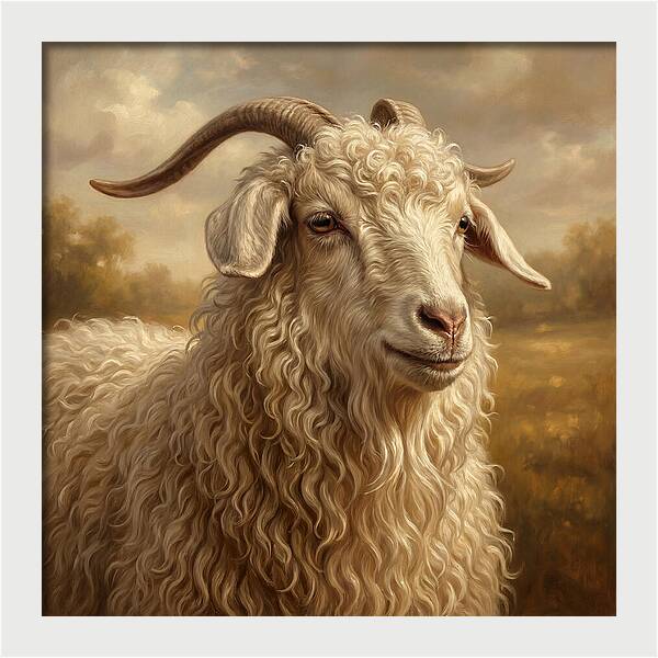 Angora Goat Portrait