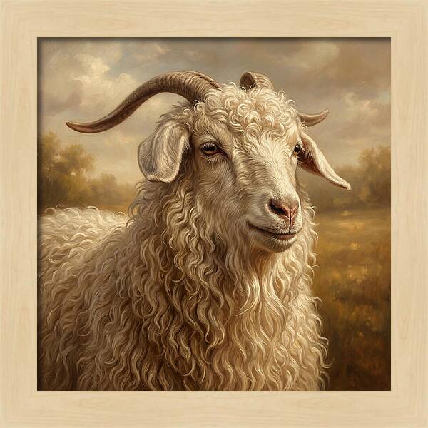 Angora Goat Portrait