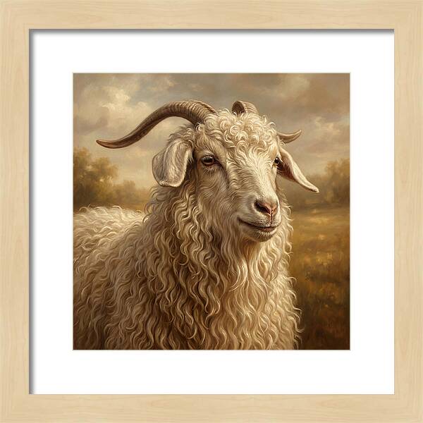 Angora Goat Portrait