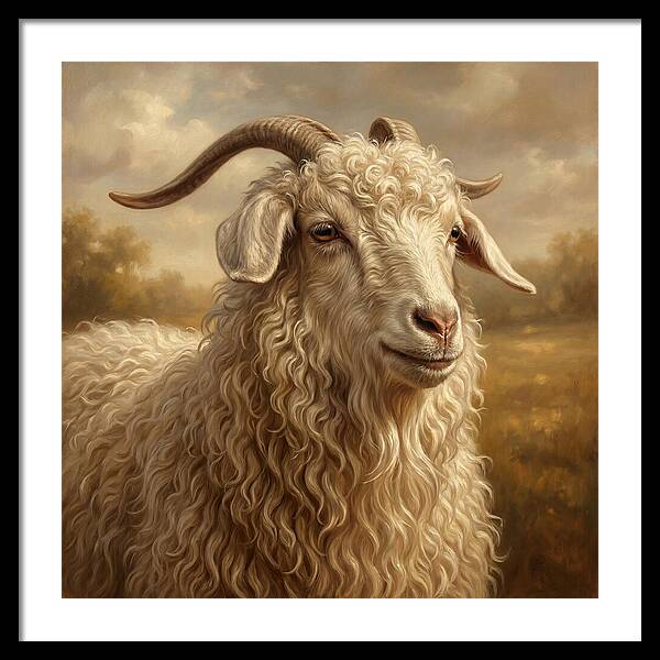 Angora Goat Portrait