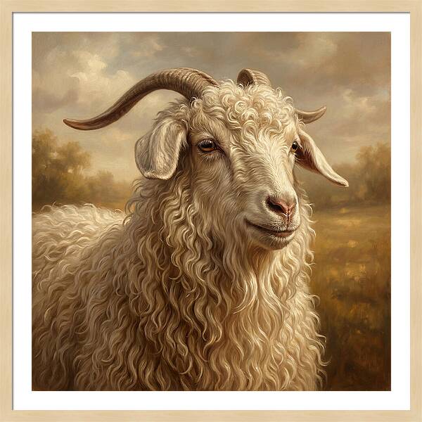 Angora Goat Portrait