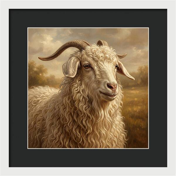 Angora Goat Portrait