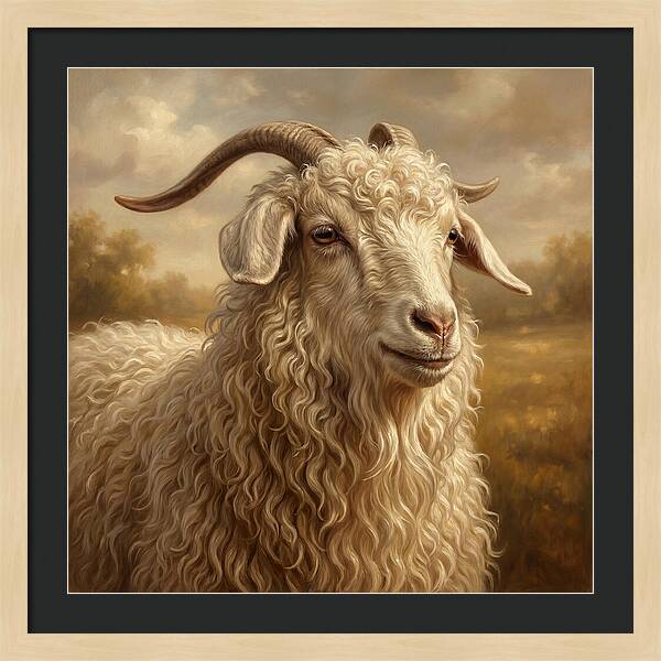 Angora Goat Portrait
