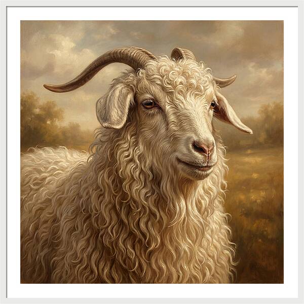 Angora Goat Portrait