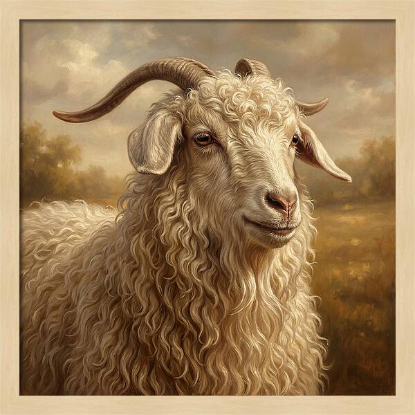 Angora Goat Portrait