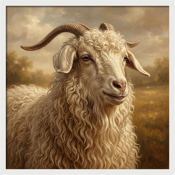 Angora Goat Portrait