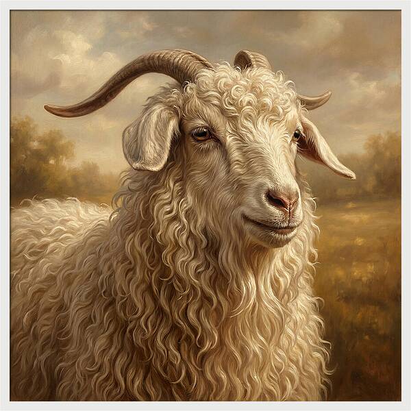 Angora Goat Portrait