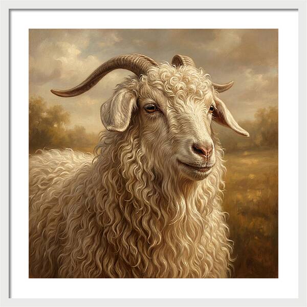 Angora Goat Portrait