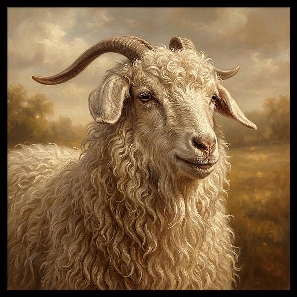 Angora Goat Portrait