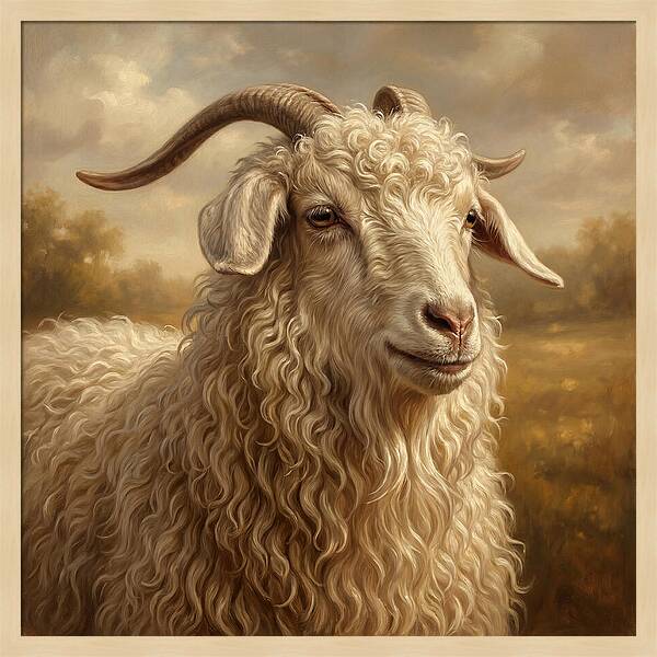 Angora Goat Portrait