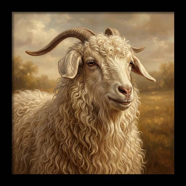 Angora Goat Portrait