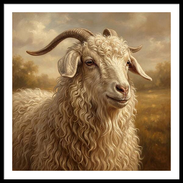 Angora Goat Portrait