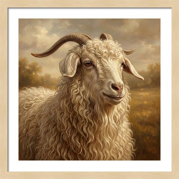 Angora Goat Portrait