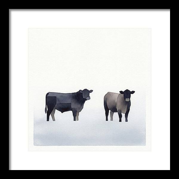Angus Cattle Silhouettes