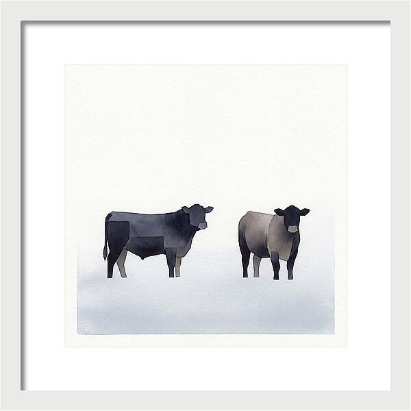 Angus Cattle Silhouettes