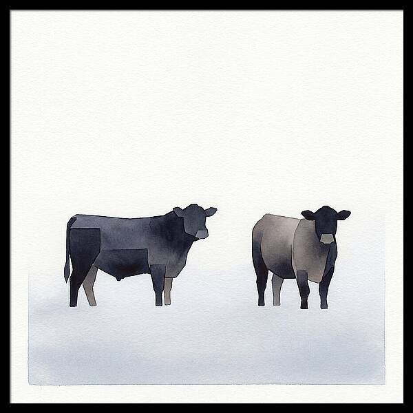Angus Cattle Silhouettes
