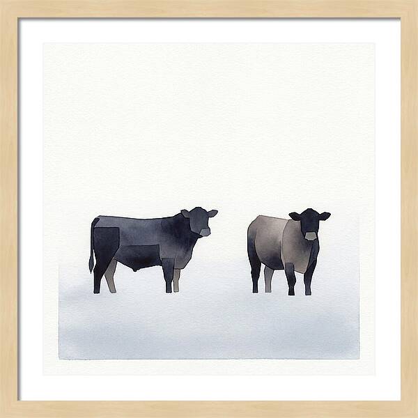 Angus Cattle Silhouettes