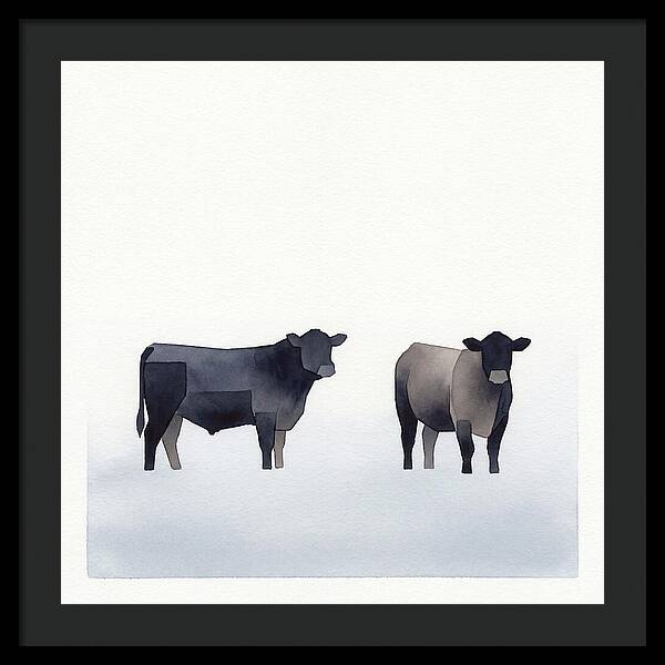 Angus Cattle Silhouettes