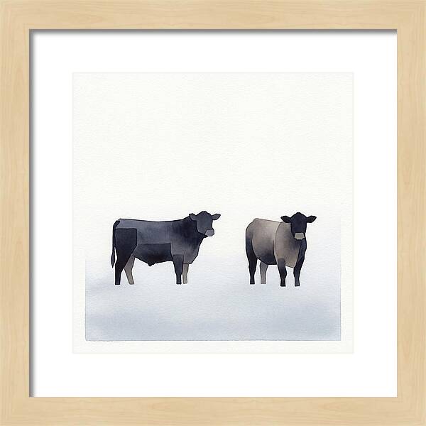 Angus Cattle Silhouettes