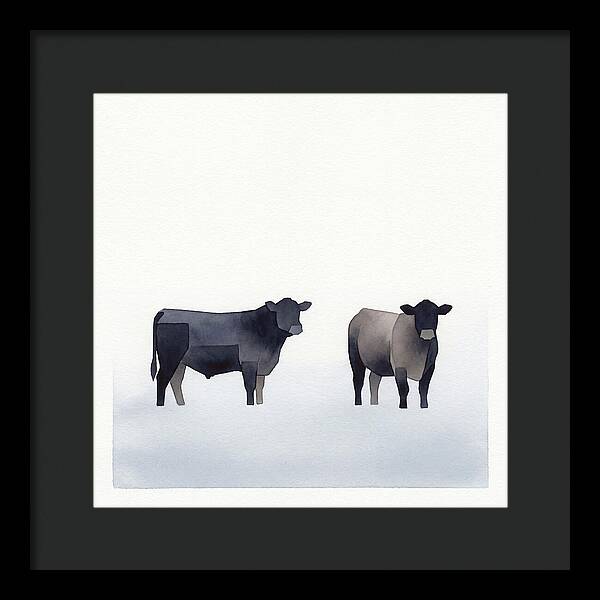 Angus Cattle Silhouettes