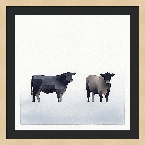 Angus Cattle Silhouettes