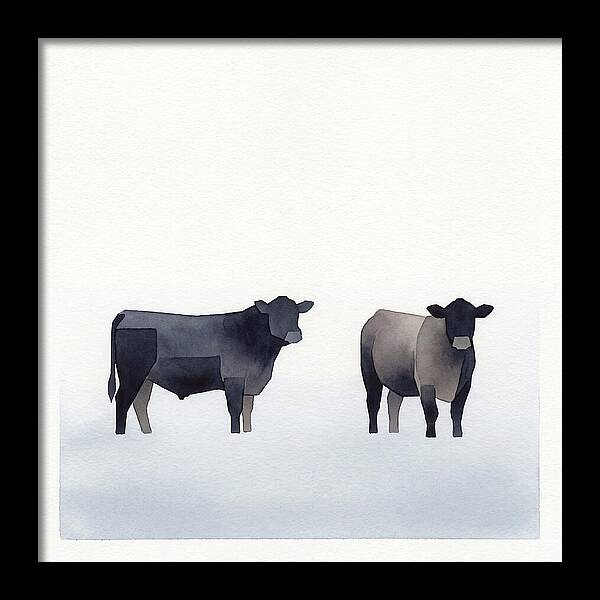 Angus Cattle Silhouettes