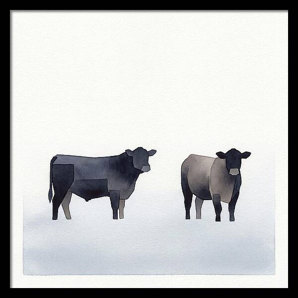 Angus Cattle Silhouettes