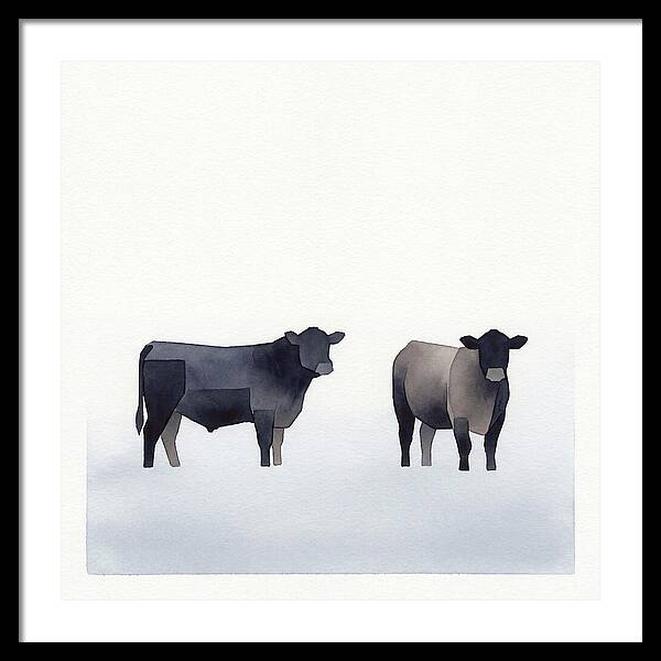 Angus Cattle Silhouettes