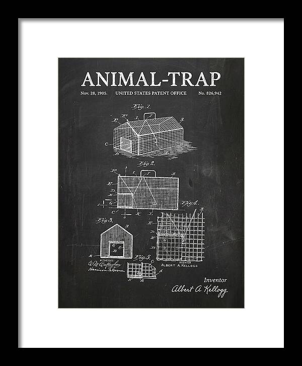 Animal Trap Chalkboard Patent Us826942a