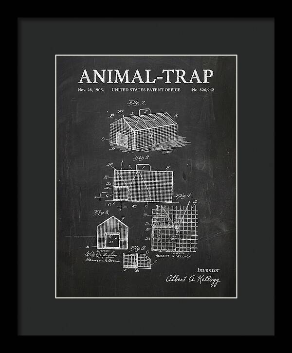 Animal Trap Chalkboard Patent Us826942a
