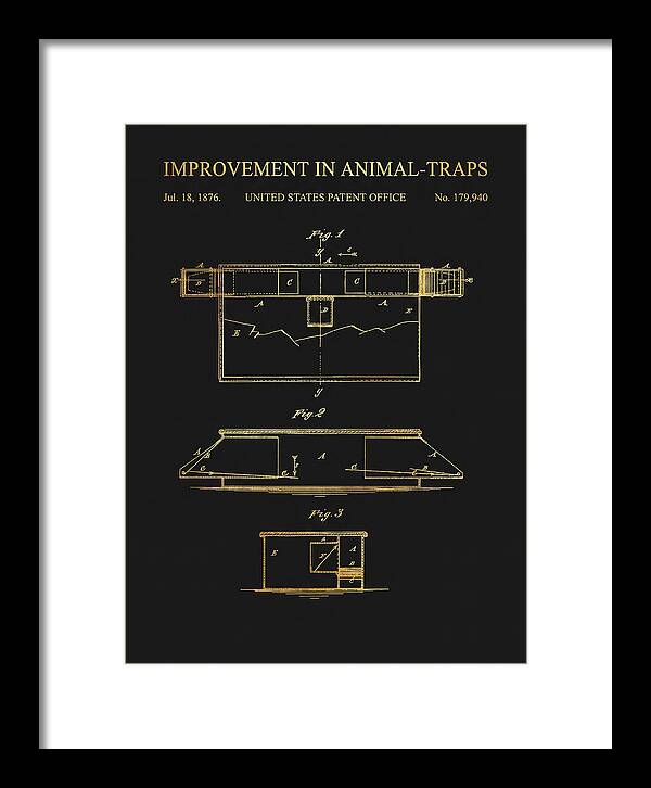 Animal Trap Gold Patent Us179940a