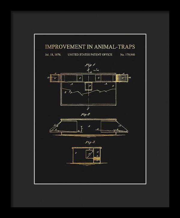 Animal Trap Gold Patent Us179940a