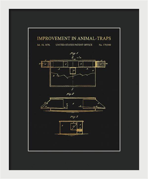 Animal Trap Gold Patent Us179940a