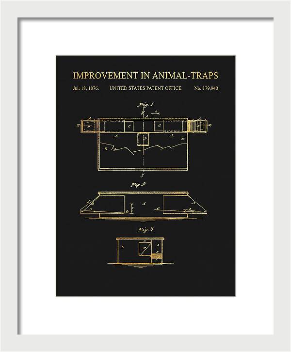 Animal Trap Gold Patent Us179940a