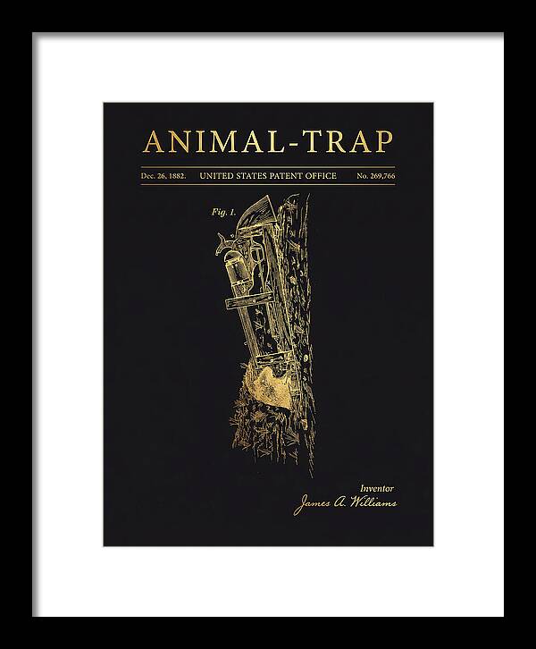Animal Trap Gold Patent Us269766a
