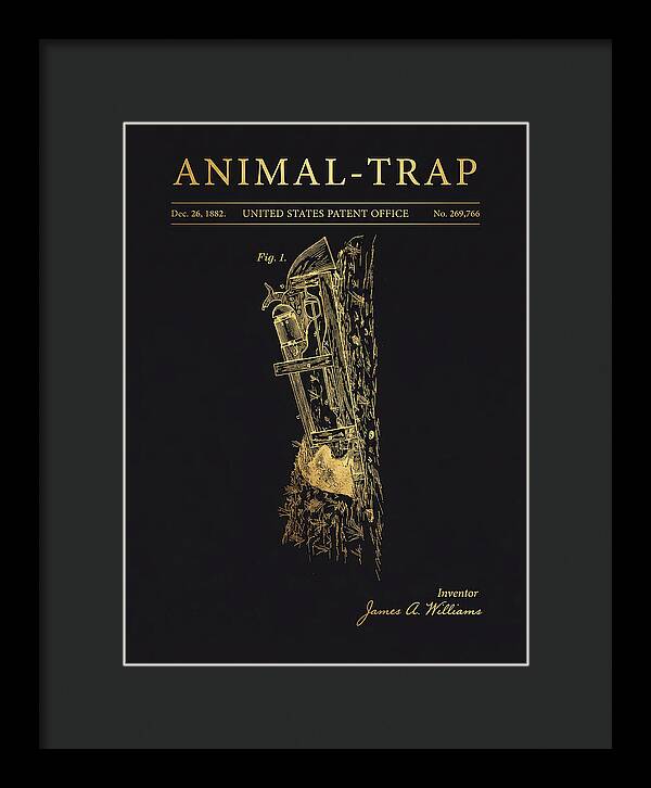Animal Trap Gold Patent Us269766a