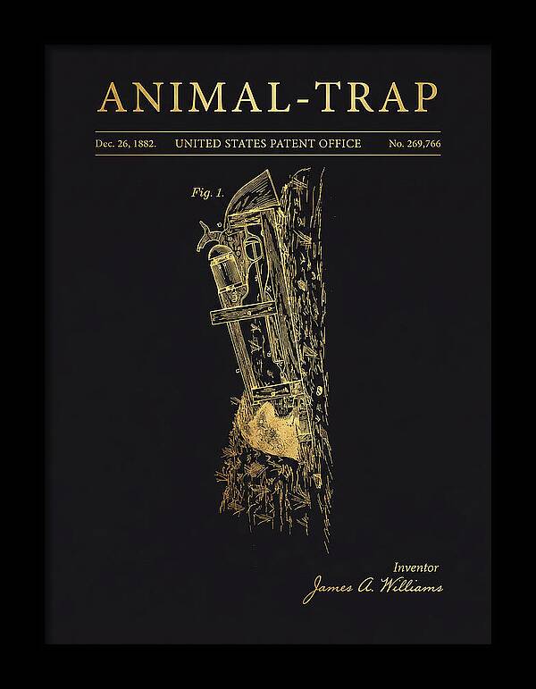 Animal Trap Gold Patent Us269766a