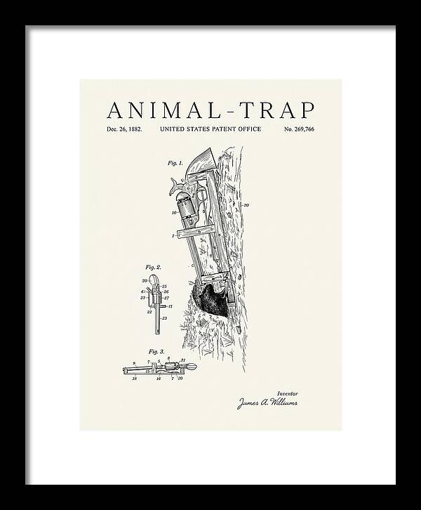 Animal Trap Minimalist Patent Us269766a