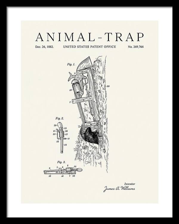Animal Trap Minimalist Patent Us269766a