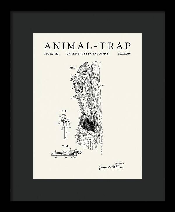 Animal Trap Minimalist Patent Us269766a
