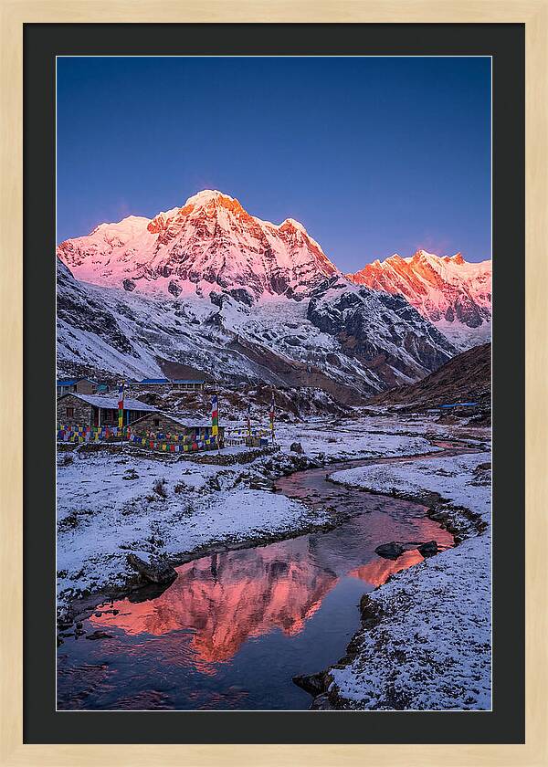 Annapurna Sanctuary At Dawn