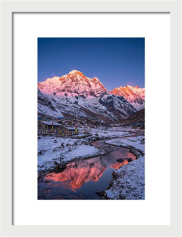 Annapurna Sanctuary At Dawn