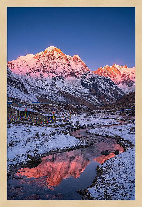 Annapurna Sanctuary At Dawn